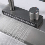 Waterfall Kitchen Sink Mixer - Image 2