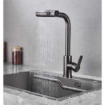 4 Mode Pull Out Kitchen Faucet