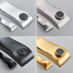 Modern Basin Mixer – Brass Finish - Image 6
