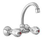 Wall Mounted Sink Mixer With HU Type Medium Neck - 018 Master