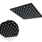 Sleek Design Overhead Rain Shower – Stainless Steel 304 | Matte Black