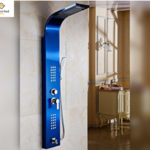Blue Shower Panel Waterfall Rain Shower