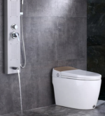 Silver Shower Panel Waterfall Rain Shower - Image 2