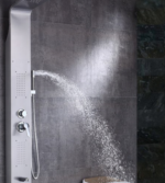 Silver Shower Panel Waterfall Rain Shower - Image 3