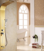 Full Gold Shower Panel Waterfall Rain Shower - Image 2