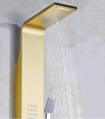 Full Gold Shower Panel Waterfall Rain Shower - Image 3