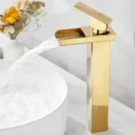 Vanity Water Fall Faucet | Silver - Black - Gold