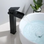 Vanity Water Fall Faucet | Silver - Black - Gold - Image 2